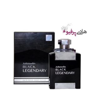 عطر ادکلن مردانه جانوین لجندری بلک Legendary Black حجم 100 میلی لیتر