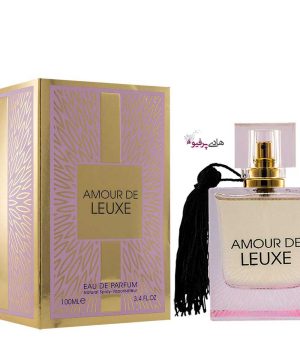 عطر ادکلن زنانه فراگرنس ورد مدل آمور د لوکس AMOUR DE LEUXE حجم 100 میلی لیتر